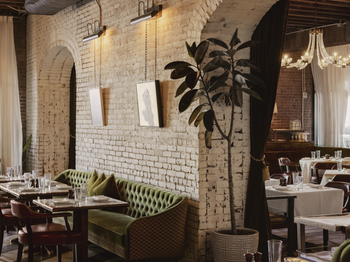 Restaurant interior at Cecconi's Dumbo