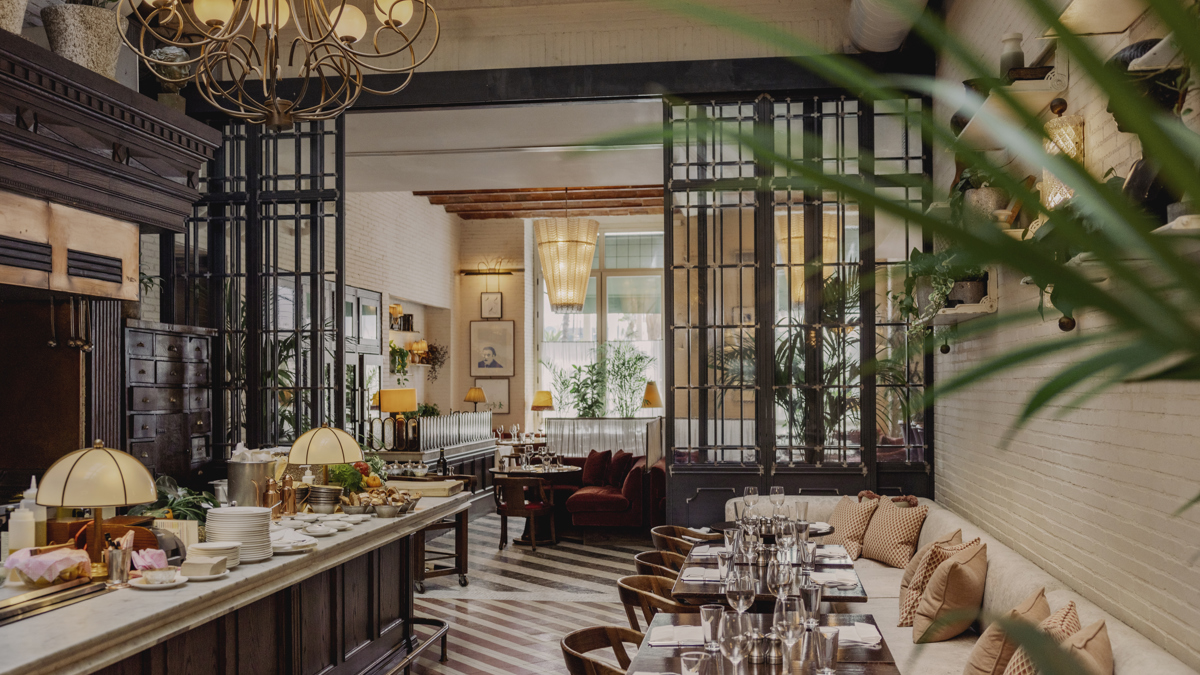 Restaurant interior at Cecconi's Barcelona