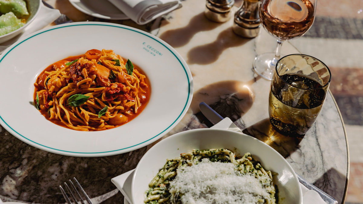 Set table at Cecconi's Brighton