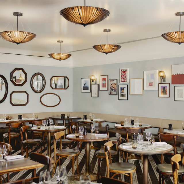 Innenansicht des Restaurants Cecconi's Shoreditch