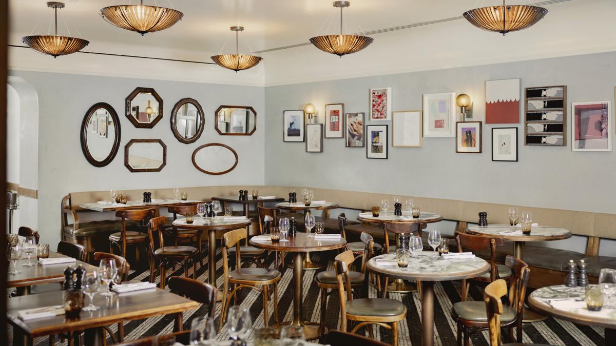 Restaurant interior at Cecconi's Shoreditch