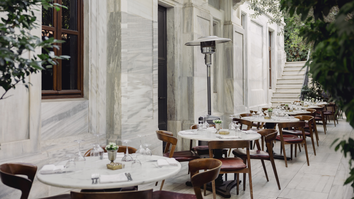 Restaurant terrace