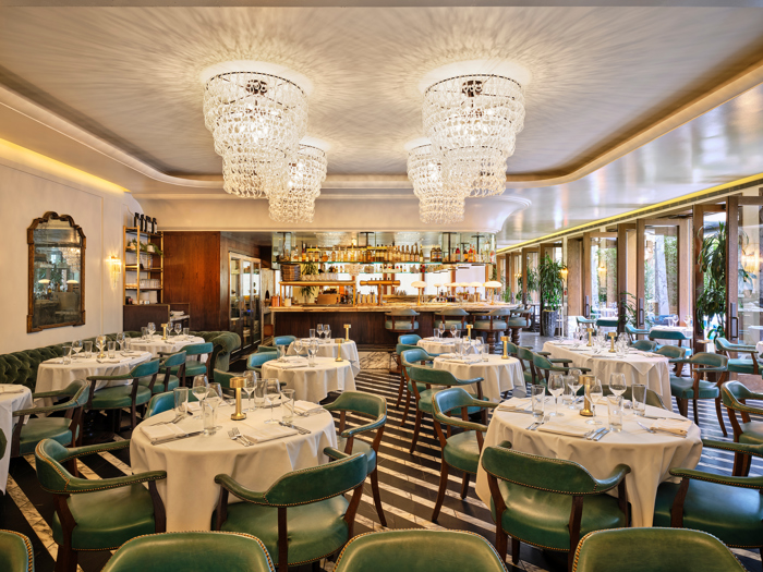 Restaurant interior at Cecconi's West Hollywood