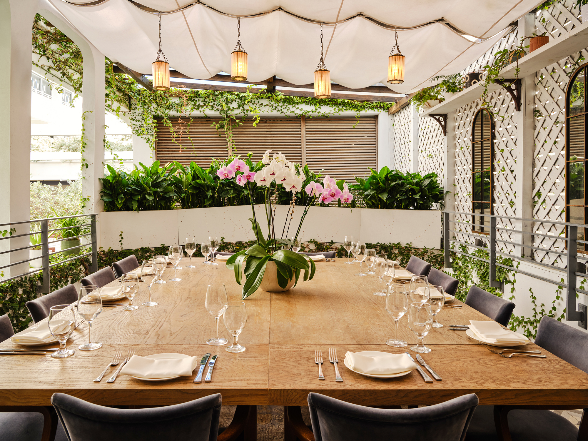Private events space at Cecconi's Miami Beach
