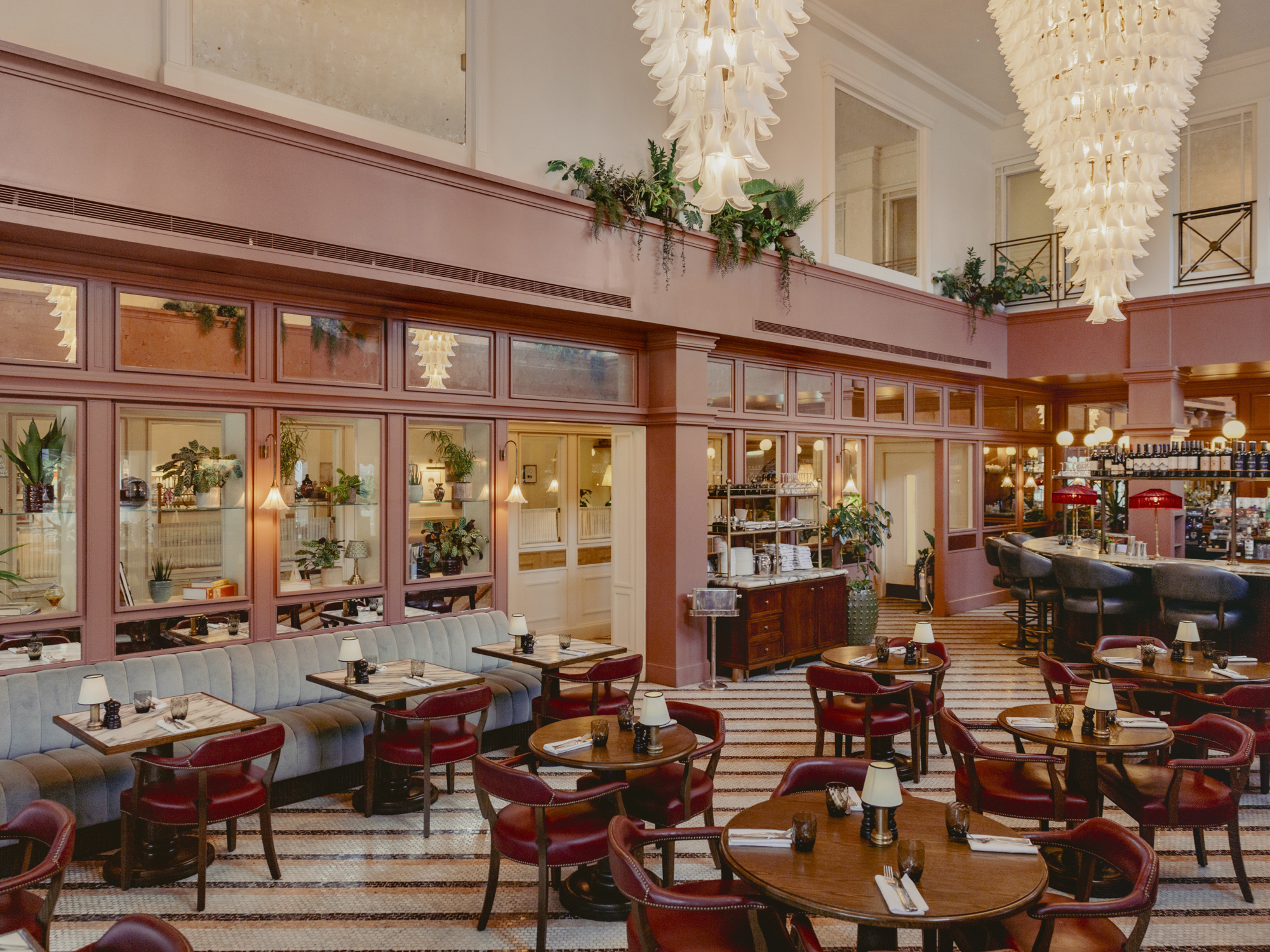 Restaurant interior at Cecconi's Bicester Village