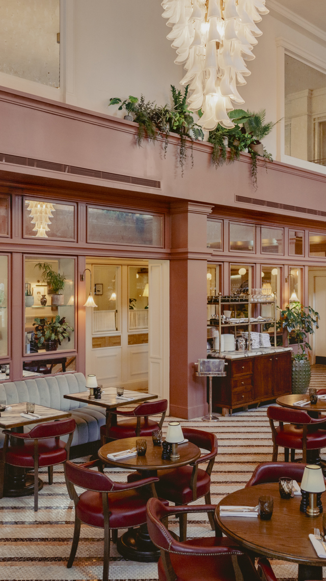 Restaurant interior at Cecconi's Bicester Village
