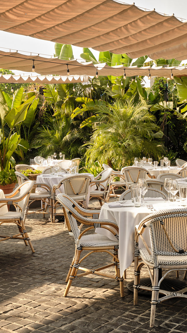 Restaurant interior at Cecconi's West Hollywood