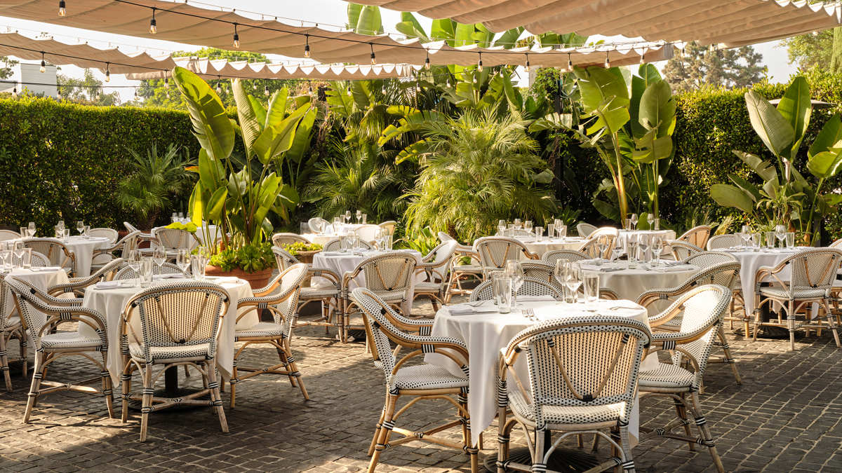 Restaurant interior at Cecconi's West Hollywood