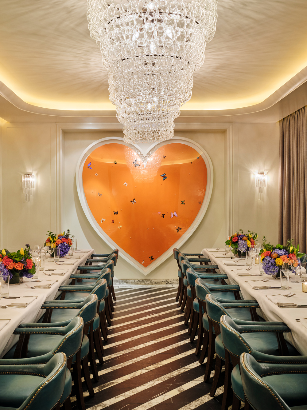 Restaurant interior at Cecconi's West Hollywood