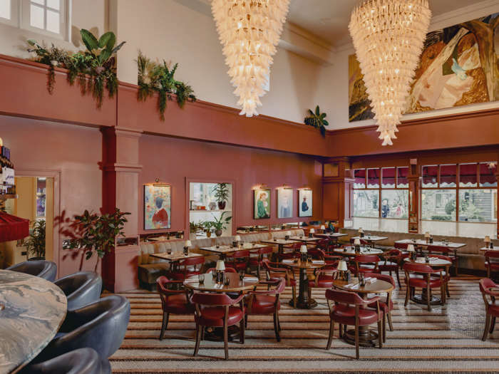 Restaurant interior at Cecconi's Bicester Village