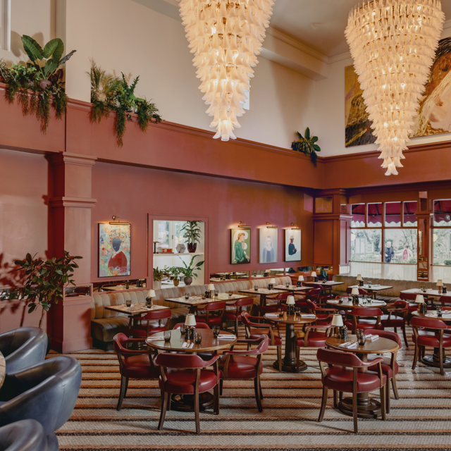 Innenansicht des Restaurants Cecconi's Bicester Village