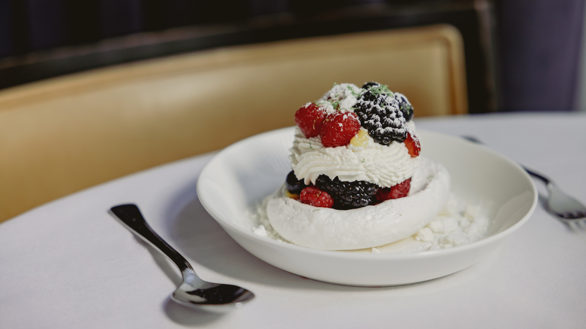 A table with food on it