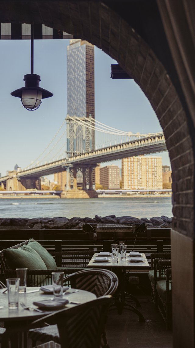 Restaurant interior at Cecconi's Dumbo