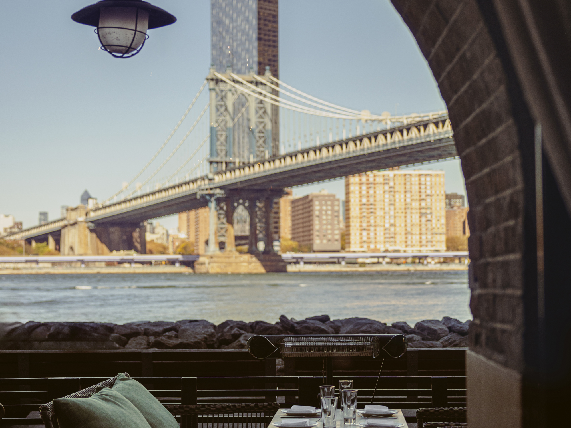 Restaurant interior at Cecconi's Dumbo