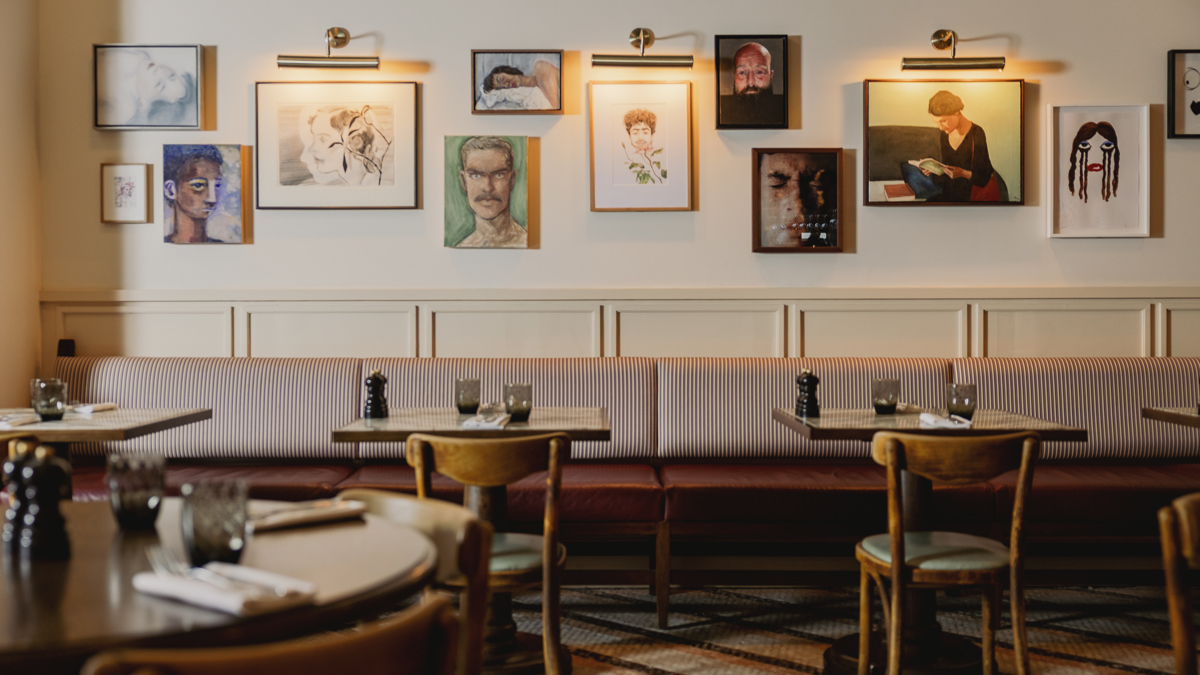 Restaurant interior at Cecconi's Bicester Village